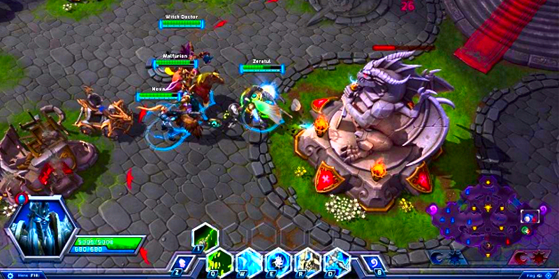 Heroes of the Storm gameplay