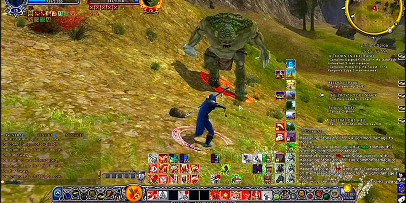 The Lord of the Rings Online gameplay