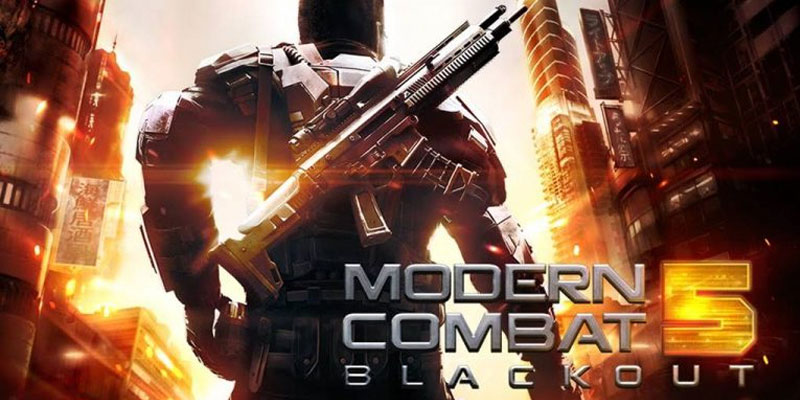 modern combat 5 portada