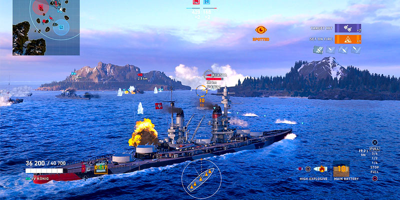 world of warship gameplay
