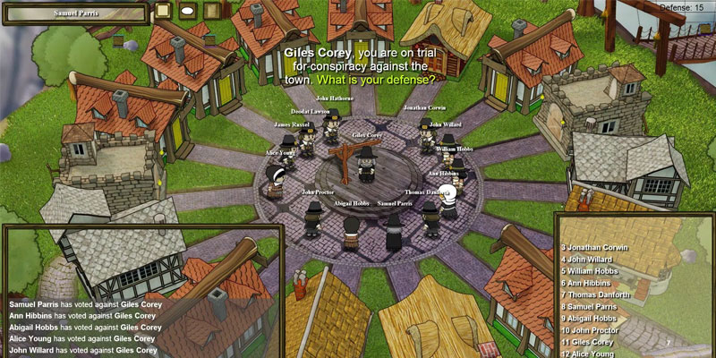 Town of Salem gameplay