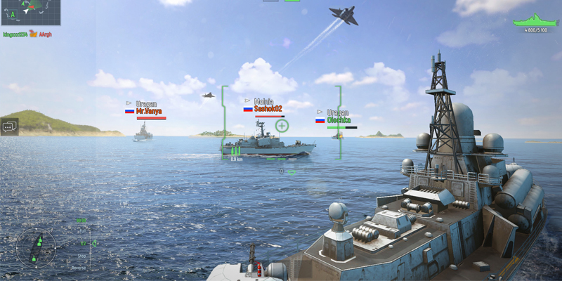 Force of Warships gameplay